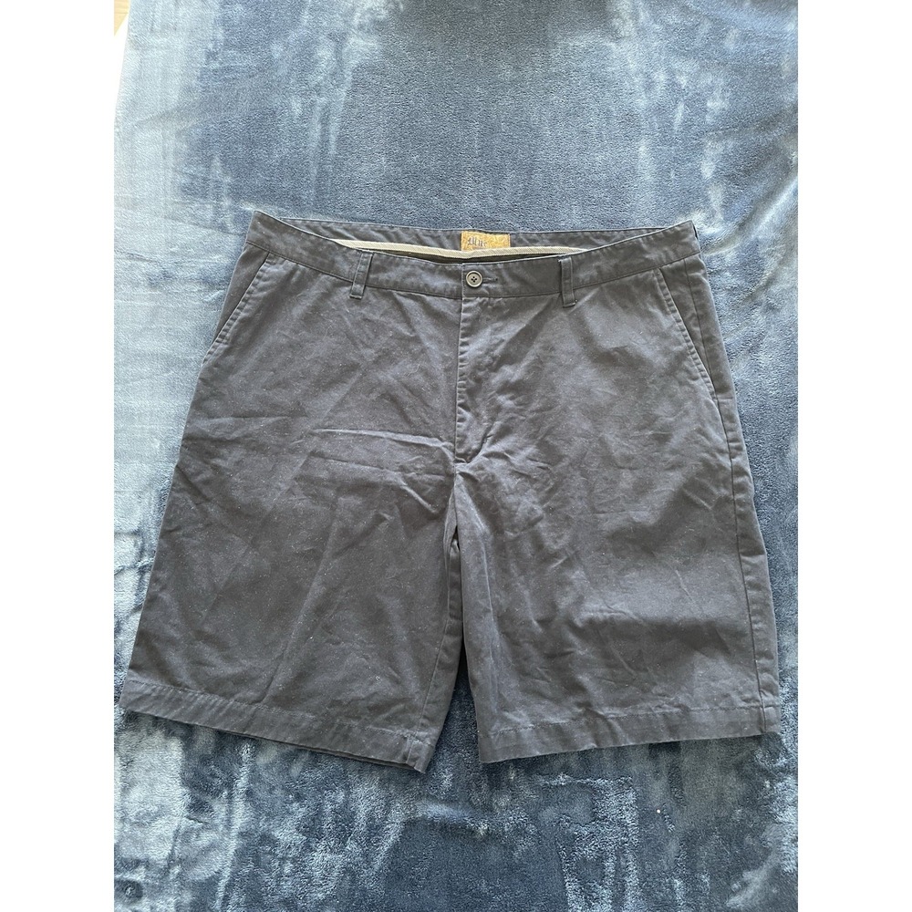 Pronto Uomo‎ Blue Chino Shorts Navy Size 42 Inseam 11" Made In India 100% Cotton